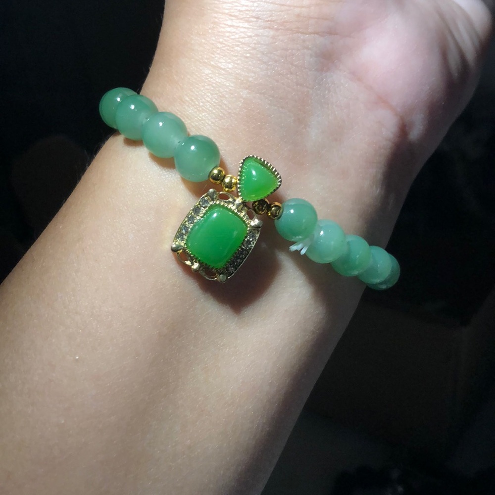 B6 Green Jade Zircon Crystal